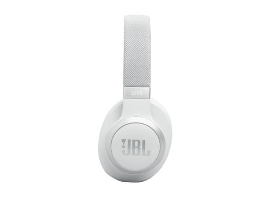 JBL Live 770NC Wireless Over-Ear Headphones with True Adaptive Noise Cancelling - White